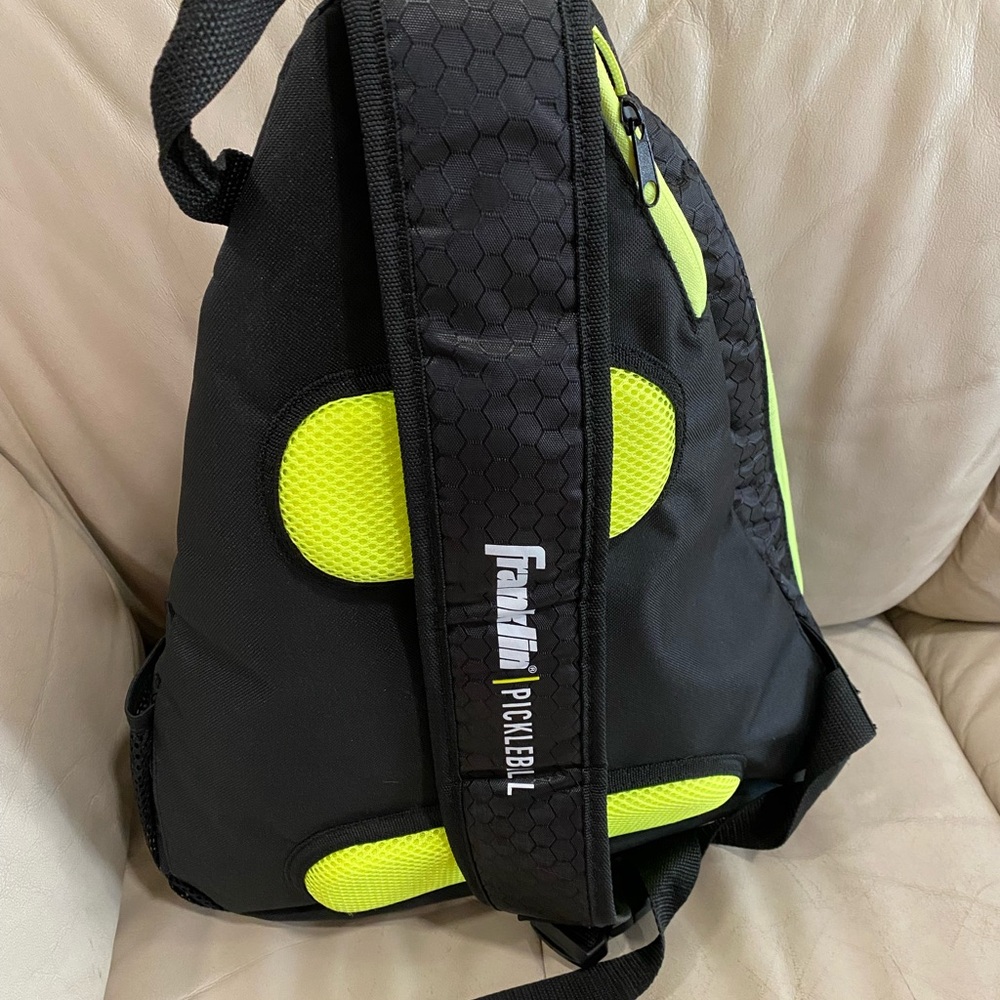 Franklin Black and Yellow Pickleball Sling Bag - Picture 3 of 3